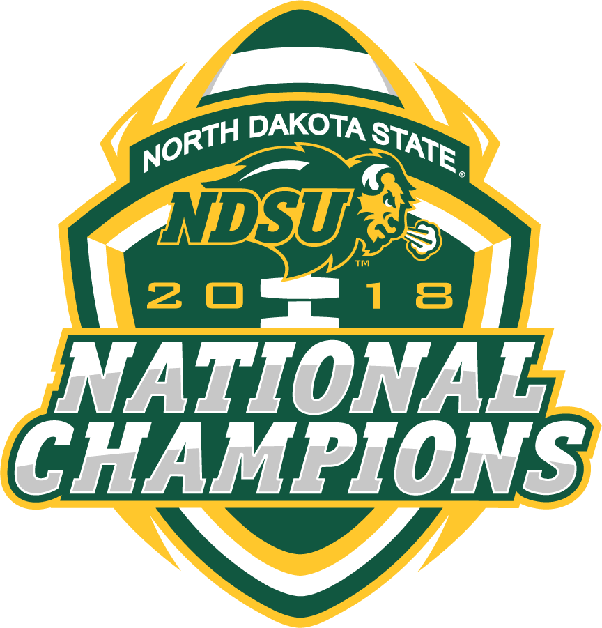 North Dakota State Bison 2018 Champion Logo t shirts iron on transfers